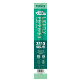 The New Primal Stick Turkey Light Peppered packaging, ready-to-eat protein snack.