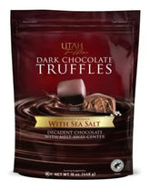 The Nut Garden Truffle Bites dark chocolate with sea salt, premium indulgence for gifting.