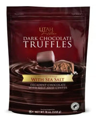 The Nut Garden Truffle Bites dark chocolate with sea salt, premium indulgence for gifting.