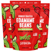 The Only Bean Crunchy Edamame Sriracha bag with bold flavor and protein.