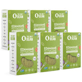 The Only Bean edamame fettuccine pack shot showing organic, gluten-free noodles for versatile meals.