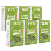 The Only Bean Edamame Pasta packaging shows gluten-free, keto-friendly noodles.
