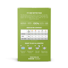 The Only Bean protein pasta ingredient list emphasizes a single-ingredient, organic edamame base.