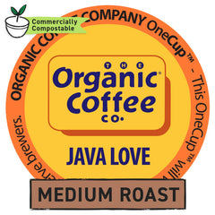 The Organic Coffee Co Java Love cup-ready pods for quick, consistent mornings.