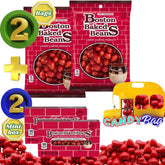 The Original Boston Baked Beans packaging view showing two 4.3oz bags for sharing.