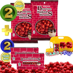 The Original Boston Baked Beans packaging view showing two 4.3oz bags for sharing.