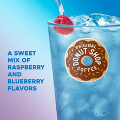The Original Donut Shop Berry Chill pod close-up reveals berry notes.