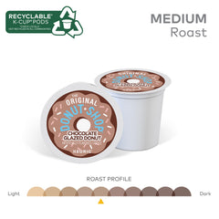 Recyclable K-Cup packaging from The Original Donut Shop.
