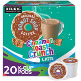 The Original Donut Shop Cinnamon Toast Crunch latte box front ready to brew