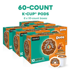 Packaging overview for Nutty + Caramel Duos, ready for pantry restock