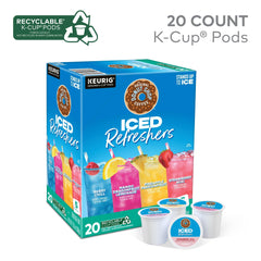 The Original Donut Shop Iced Refreshers pineapple passionfruit pod delivers a tropical breeze.