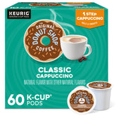 The Original Donut Shop One-Step Classic Cappuccino packaging highlights the 60-count box for easy stocking.