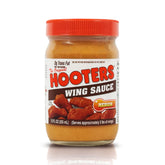 The Original Hooters Medium Wing Sauce bottle front, bold flavor promise.