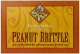 The Peanut Shop of Williamsburg Homestyle Brittle Box, nostalgic gift for sharing.