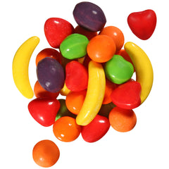 Wonka Runts fruit shapes offer nostalgic, shareable treats for gatherings.