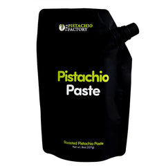 The Pistachio Factory pistachio paste jar enhances desserts with silky texture.