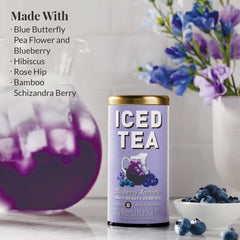 Pitcher-ready brewing with Beautifying Botanicals for easy iced tea