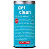 The Republic of Tea Get Clean No. 7 Red Tea pack ready for brewing, caffeine-free.