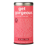 Get Gorgeous 36-count box by The Republic of Tea on a kitchen counter for daily ritual.