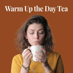 The Republic of Tea Pumpkin Spice blend with cinnamon and nutmeg for autumn warmth.