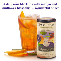 The Republic of Tea black tea leaves from Sri Lanka provide a balanced cup.