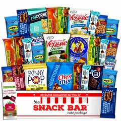 The Snack Bar healthy care package 30-count box, ideal for gifts and team snacks.