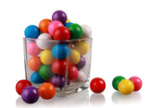 The Snackery assorted color gumballs for vibrant table decor and fruity flavor.