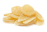 The Snackery dried ginger slices in a resealable bag for convenient snacking