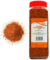 The Spice Kit Company double cut red pepper jar closeup showing evenly distributed heat