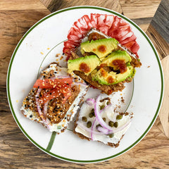 Everything bagel seasoning on avocado toast elevates simple snacks with crunchy texture.