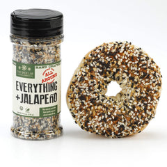 Jalapeño-kicked blend pours over eggs for quick savory breakfast upgrades.