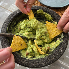 The Spice Lab Guacamole Mix on tacos and nachos adds zesty brightness.