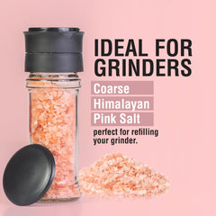 Close-up of The Spice Lab Pink Himalayan Salt crystals highlighting natural mineral richness.