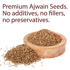 The Spice Way Ajwain seeds closeup reveals small, aromatic seeds ideal for robust curries.