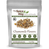 The Spice Way chamomile flowers loose tea for a soothing brew