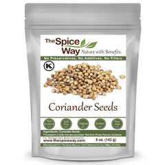 The Spice Way coriander seeds in a 5 oz bottle ready to flavor curries