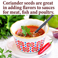 The Spice Way coriander seeds closeup granules for aromatic seasoning