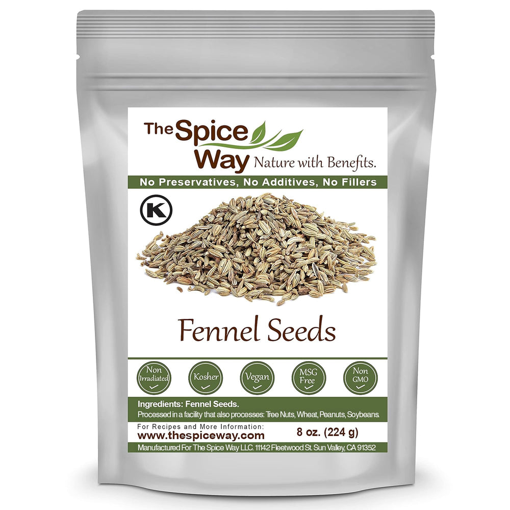 The Spice Way fennel seed whole bulk 8oz for cooking and tea.