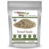 The Spice Way fennel seed whole bulk 8oz for cooking and tea.