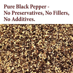 The Spice Way fine ground pepper pour highlights fresh aroma for quick seasoning