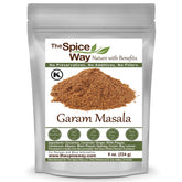 The Spice Way Garam Masala bottle, a rich meat seasoning for flavorful curries and gravies.