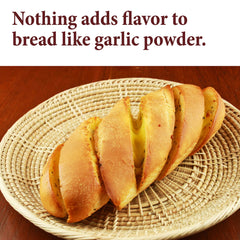 The Spice Way granulated garlic on a kitchen counter, a pantry staple.