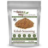 The Spice Way kebab seasoning beef kebab blend enhances grilled beef flavor.