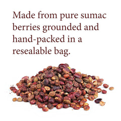 The Spice Way sumac sprinkle on hummus demonstrates bright lemony notes.