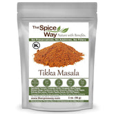 The Spice Way Tikka Masala spice jar for rich, aromatic meat dishes.
