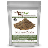The Spice Way zaatar hyssop close-up enhances flavor depth.