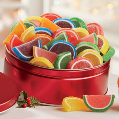 The Swiss Colony orange jelly slices, individually wrapped for freshness