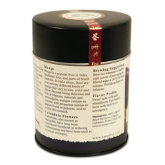 A hot cup of The Tao of Tea Black Mango invites relaxation.