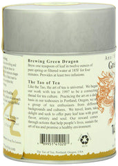 The Tao of Tea Green Dragon Oolong cup infusion enhances aroma.