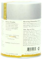 The Tao of Tea Osmanthus Oolong packaging highlighting premium loose leaf